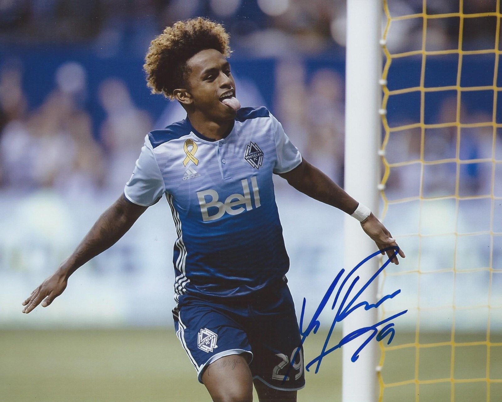 Yordy Reyna Signed 8x10 Photo Poster painting Vancouver Whitecaps FC Autographed COA B