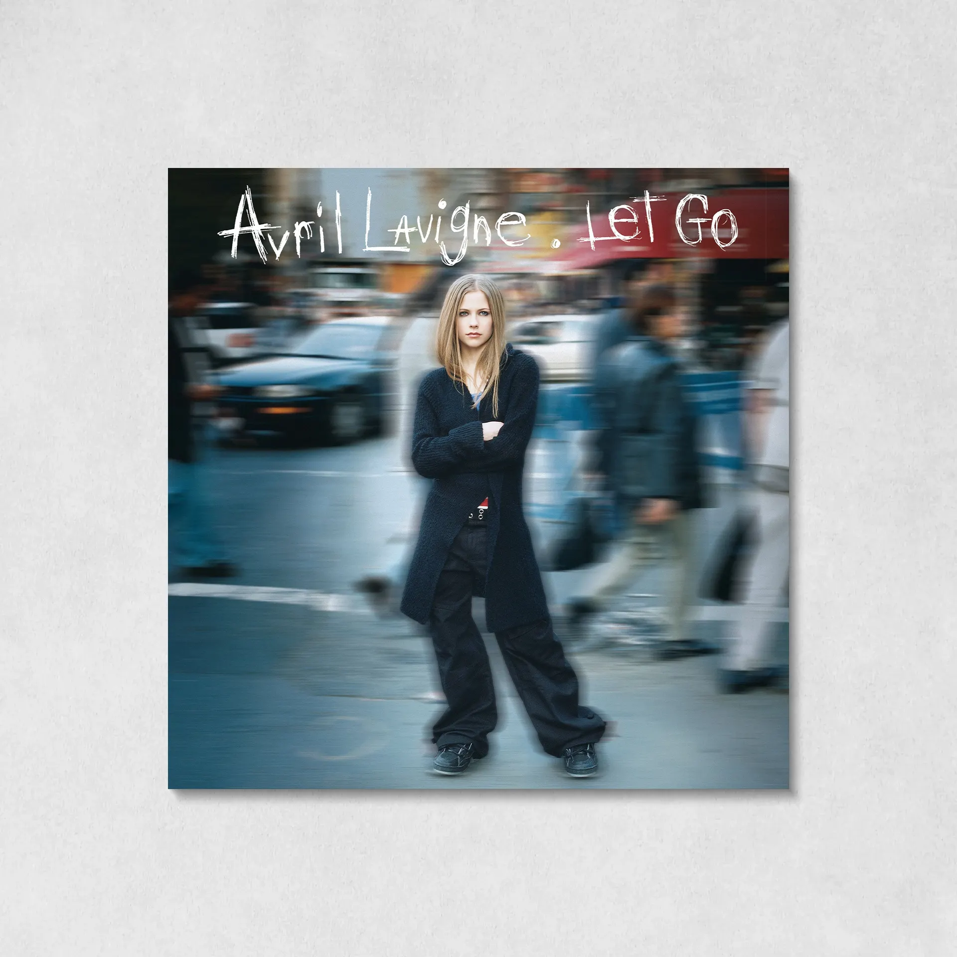 Poster Avril Lavigne « Let Go » - Impression Toile 20x30 Cm, Déco Vintage Chambre