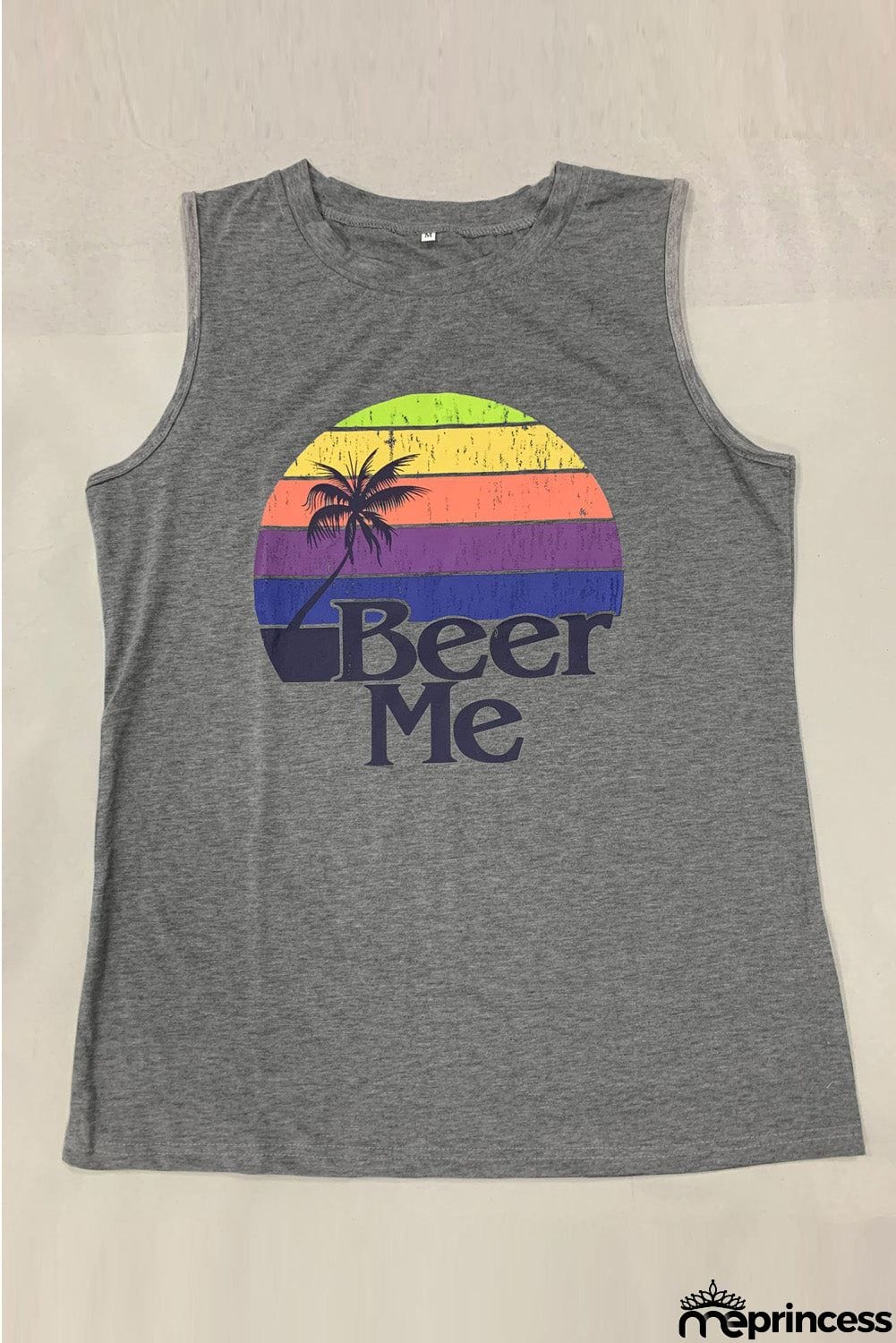 Beer Me Casual Black Tank