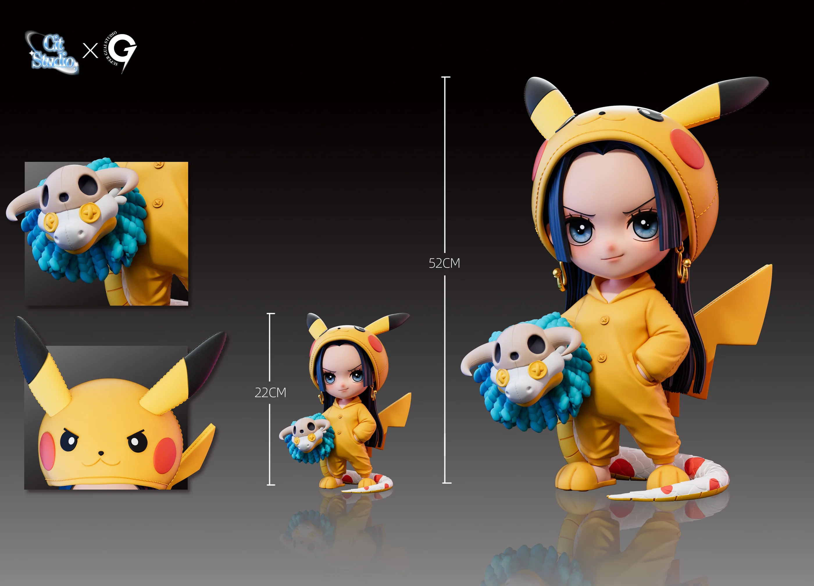 ワンピース PiChuchu Marines Admirals Akainu & Kizaru & Kuzan Cosplay Pikachu