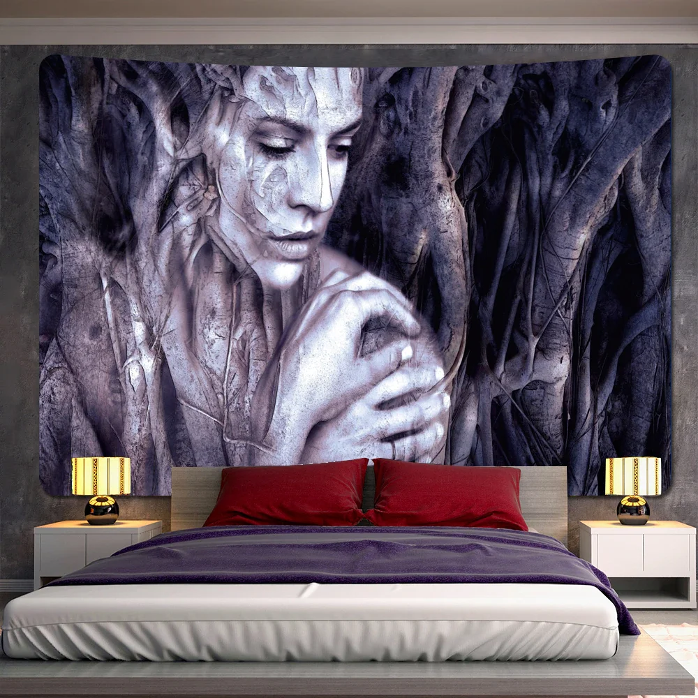 Nigikala scene home decoration printing large size tapestry hippie bohemian decoration background wall sofa blanket