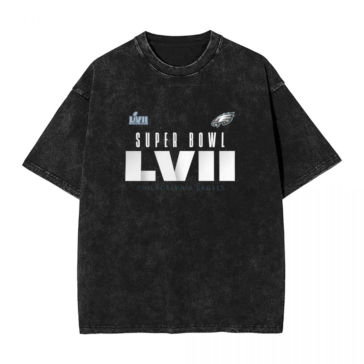 Philadelphia Eagles Super Bowl LVII Men's Vintage Oversized T-Shirts