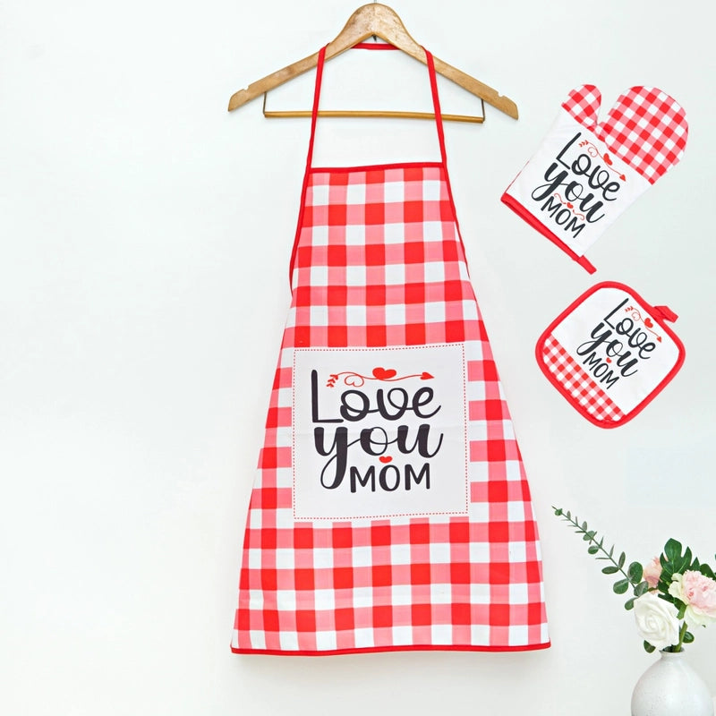 Christmas Vacation Tie Dye Polyester Apron 1 Set