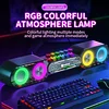 Wireless Bluetooth Speaker Computer Laptop Desktop Desktop Home High Quality Subwoofer Atmosphere Light Game Speaker
