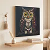 Framed Owl - DIY Button Art Painting Kit for Creativity DIY Pearl Dot Crafts for Gift Home Wall Decor 30*30CM