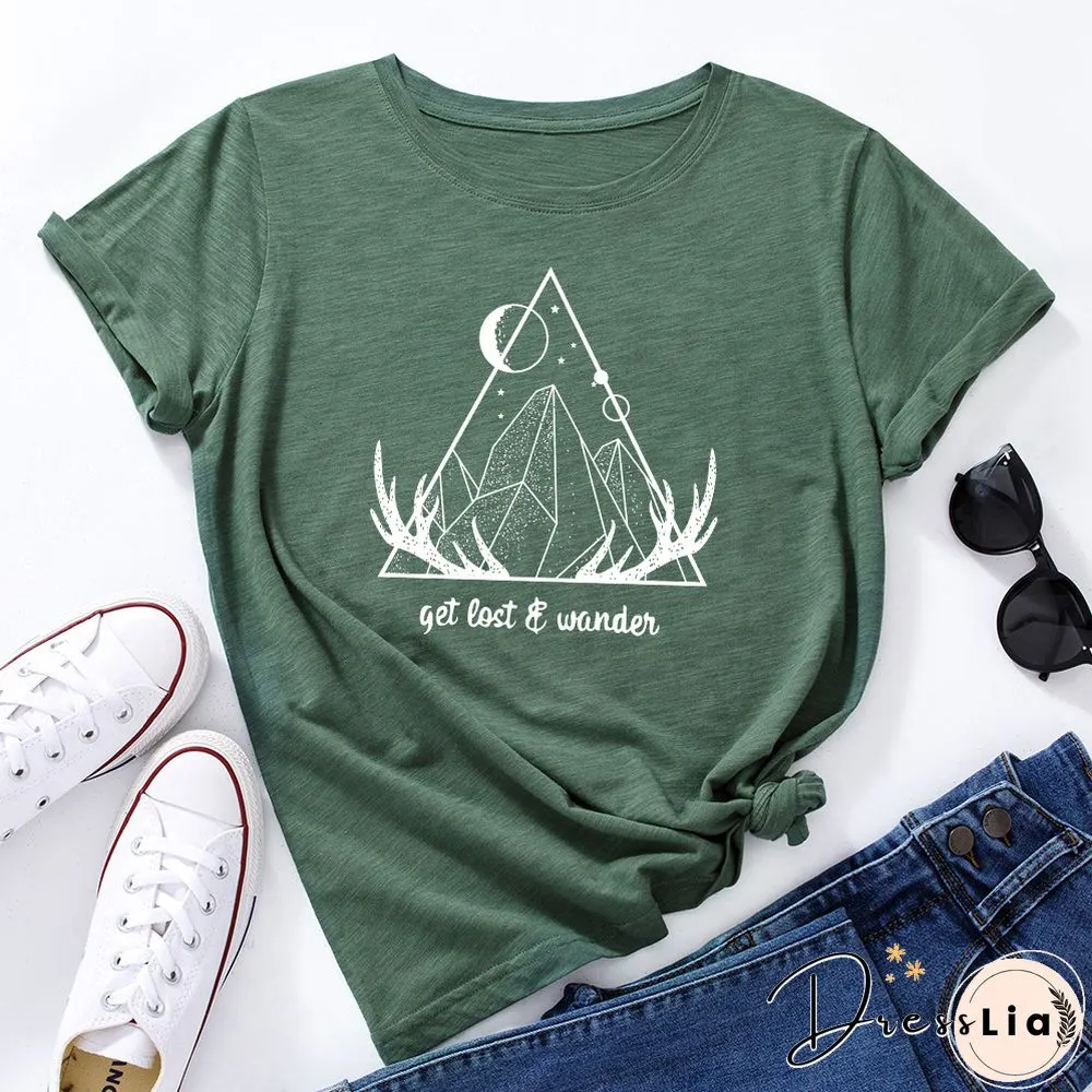 Graphic Tees For Women Cotton Short Sleeve Tee Woman T-Shirts Female Shirt Tops Summer