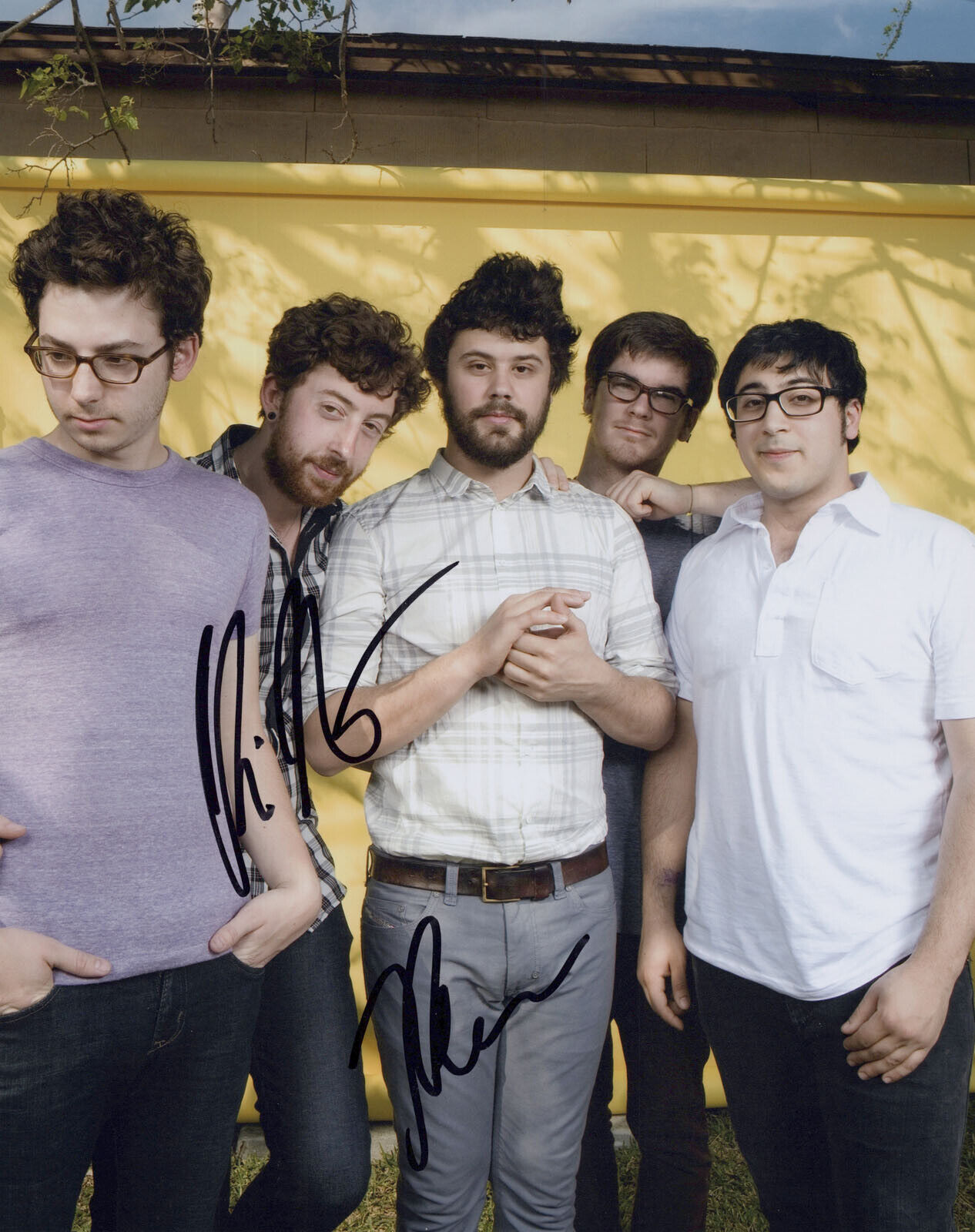 PASSION PIT - 2 BAND MEMBERS signed Autographed 8X10 Photo Poster painting - Take A Walk COA