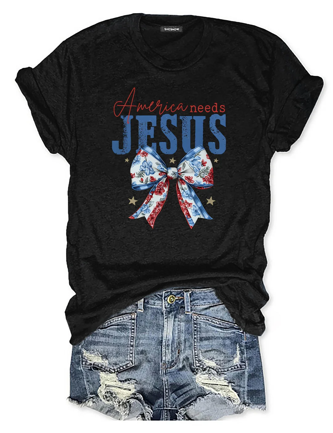 America Needs Jesus T-shirt