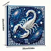 Framed Scorpio - Pearls Painting Kit DIY Diamond Painting Pearl Dot Crafts 25*25CM