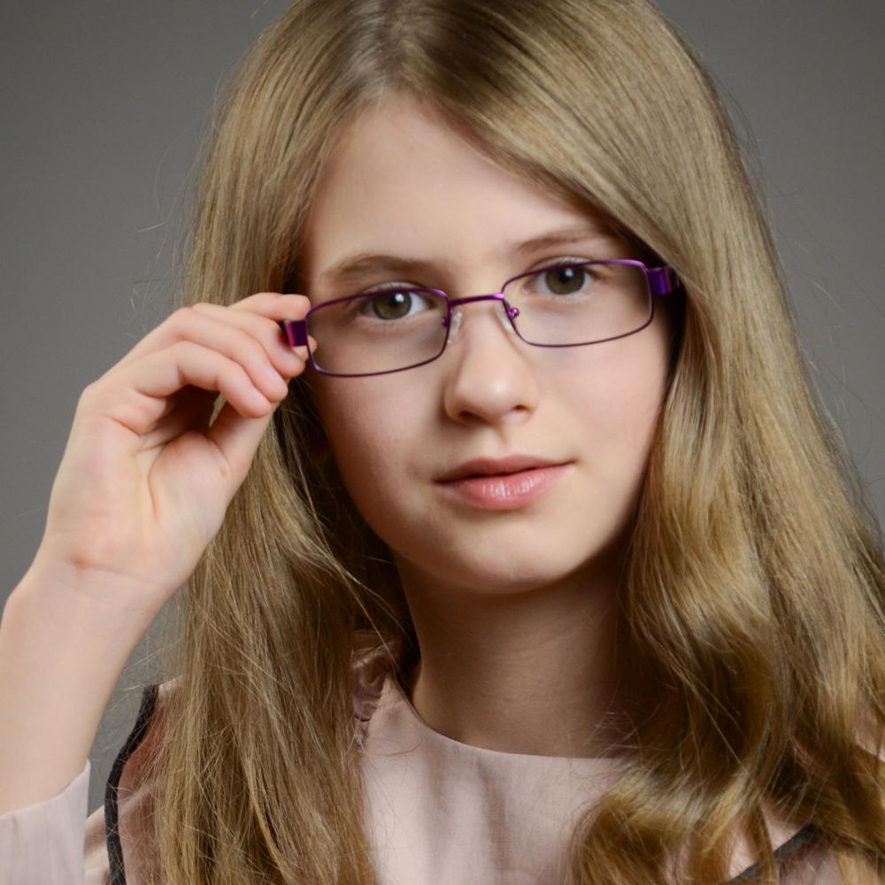 ZENOTTIC Kids Small Rectangular Flexible Glasses Frame Boys Girls Alloy ...