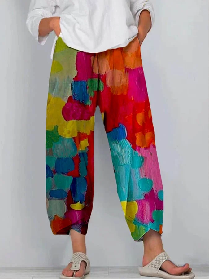 Women's Print Casual Pants