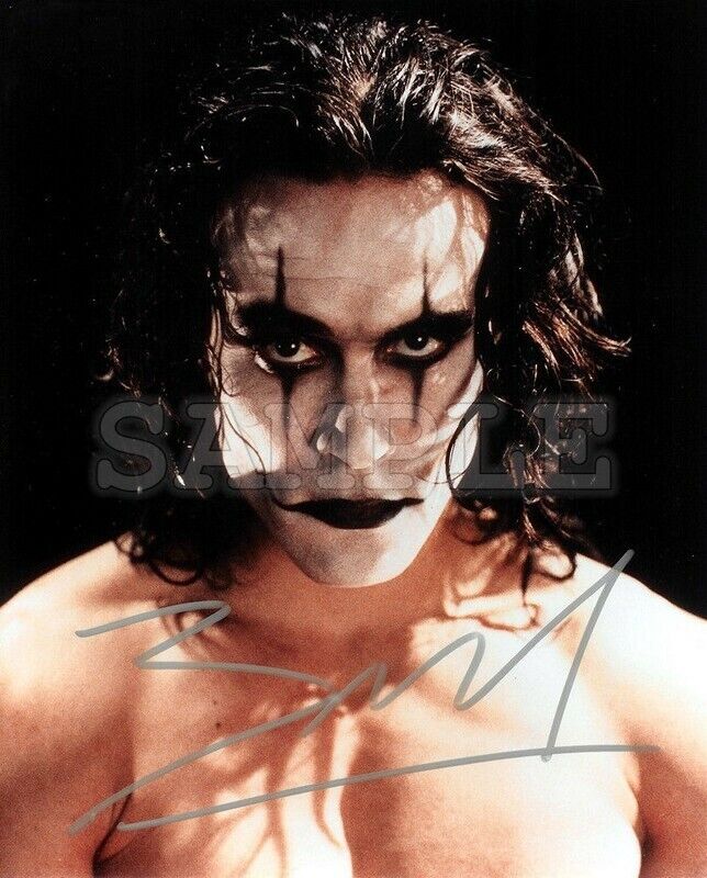 Brandon Lee Signed 8x10 Photo Poster painting RP -  Shipping! the Crow