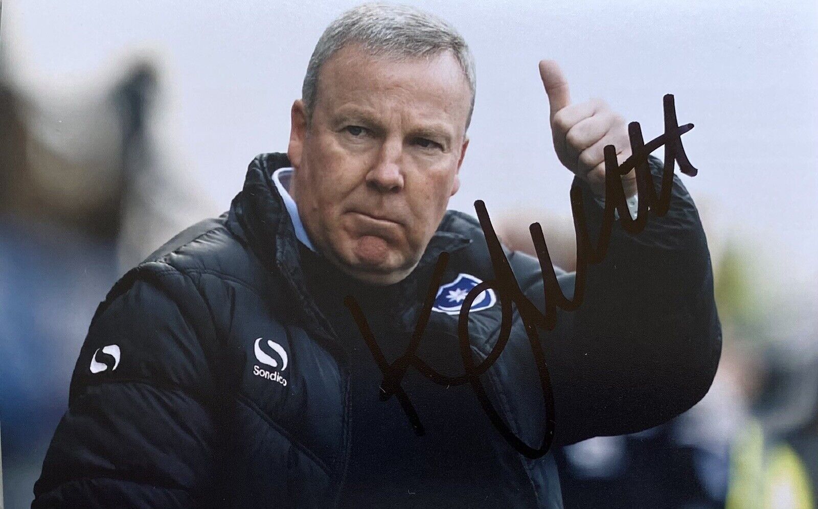 Kenny Jackett Genuine Hand Signed Portsmouth 6X4 Photo Poster painting