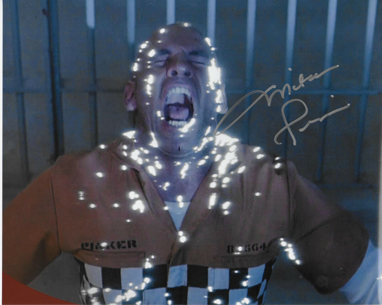 Mitch Pileggi Shocker Original Autographed 8X10 Photo Poster painting