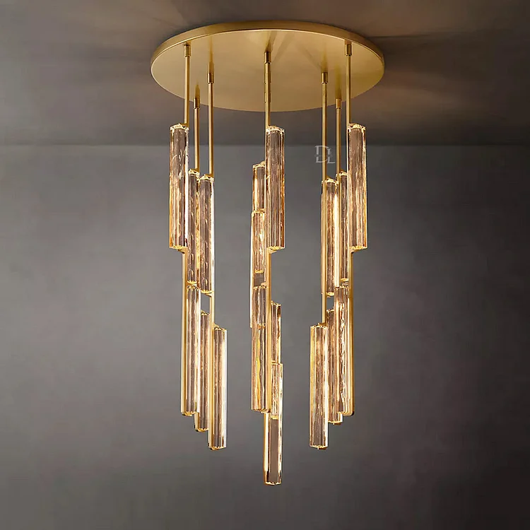 Aerie Crystal Round Chandelier 40" Vjlight