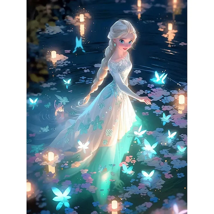Full Round Diamond Painting - Disney Princess Elsa 40*50CM