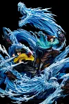 1/6 Scale Tanjiro Kamado & Giyu Tomioka with LED - Demon Slayer: Kimetsu no Yaiba Statue - Leihao Keyu Studio