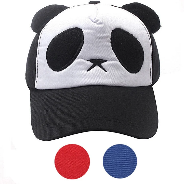 Child Boys Girls Cotton Cute Panda Baseball Cap Hat