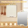 Stainless Steel Cutting Board Double Sided Chopping Block for Meat Vegetables