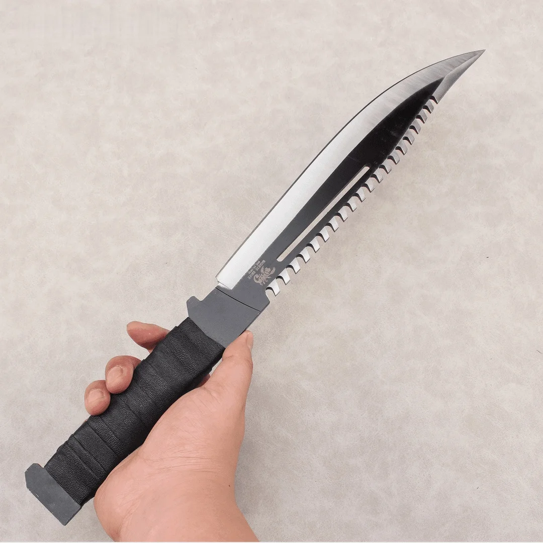 Outdoor scorpion jungle thickened wild mountain opening woodcutting knife logging knife camping knife