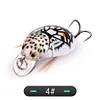 5Pcs Cicada Bait 3.8cm 4g Fishing Lure Artificial Ladybug Fishing Bait Hard Bait
