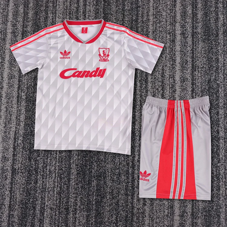 1989-91 Liverpool Away Retro Shirt - Kids Sizes