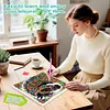 Diamond Painting-DIY Special Shaped Drill Horse with Frame(29x29cm)