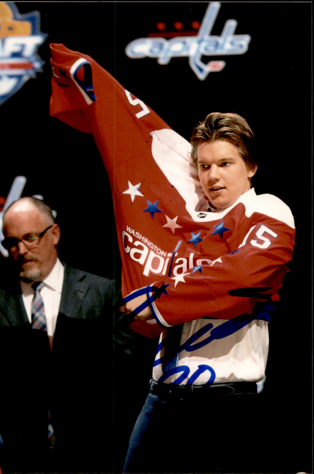 Ilya Samsonov SIGNED 4x6 Photo Poster painting RUSSIA / WASHINGTON CAPITALS #6