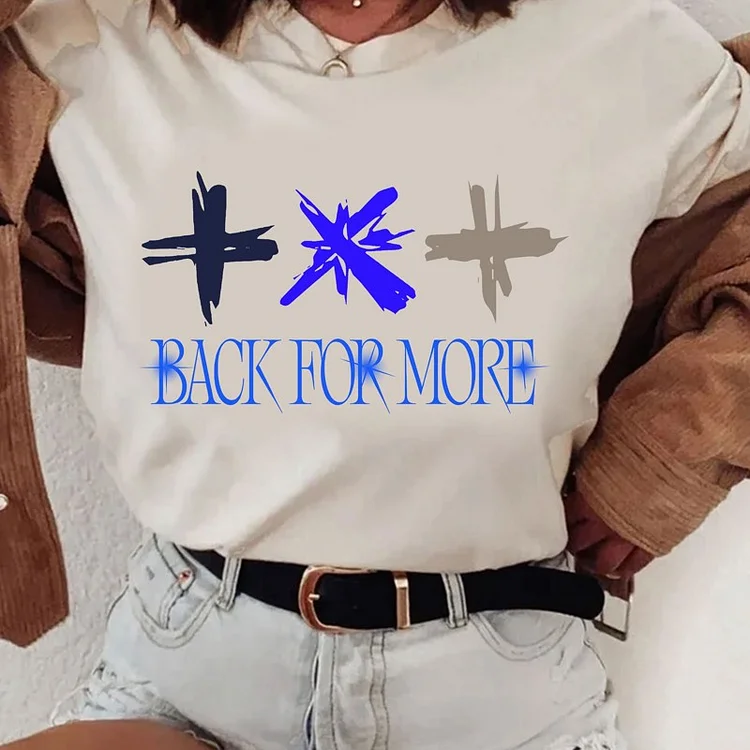 TXT Album The Name Chapter: FREEFALL Back for More  Logo T-shirt