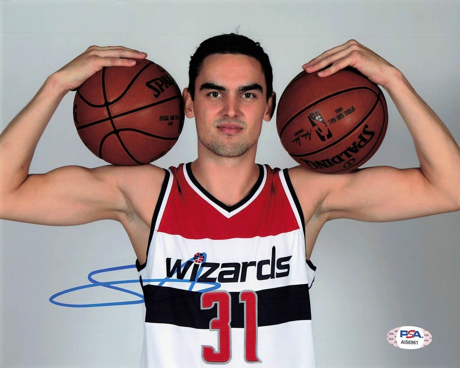 Tomas Satoransky signed 8x10 Photo Poster painting PSA/DNA Washington Wizards Autographed