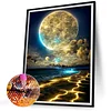 Moonlight Lake 5d DIY Diamond Art Malerei Sets f&uuml;r Zuhause Wanddekoration 30x40cm