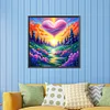 Diamond Painting -DIY Round Drill Partial AB Colorful Scenery(45x45 CM)