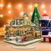 Christmas Train Diamond Dot Painting Ornament DIY Double Sided Acrylic