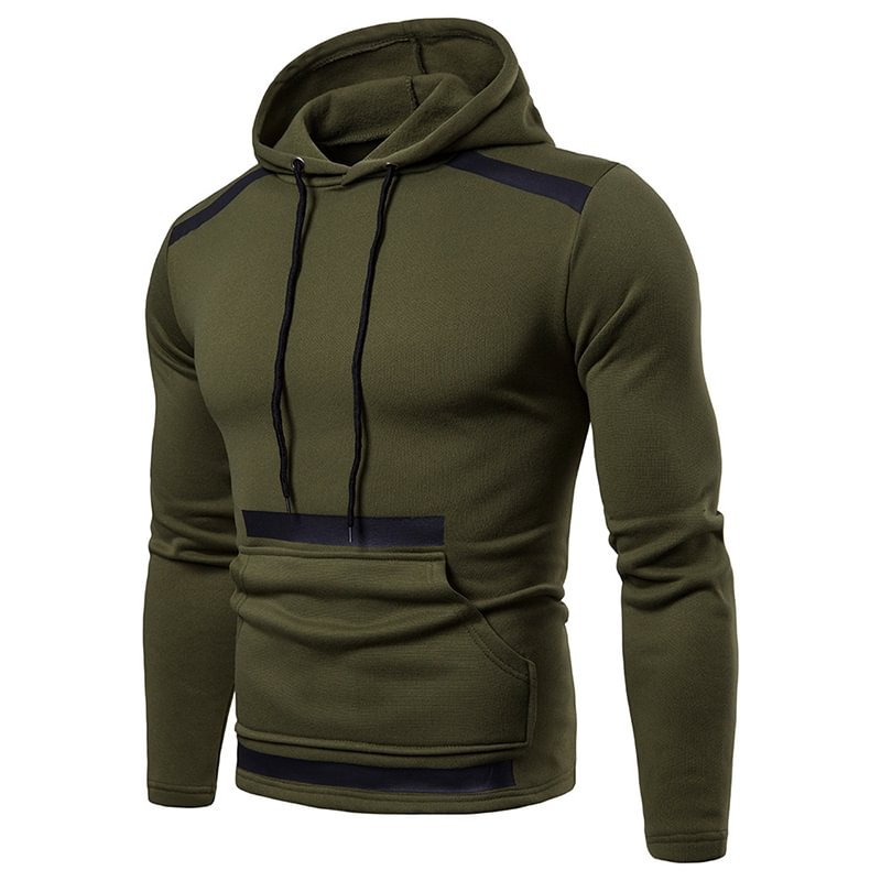 Casual mens colouring long sleeves hoodie / [viawink] /