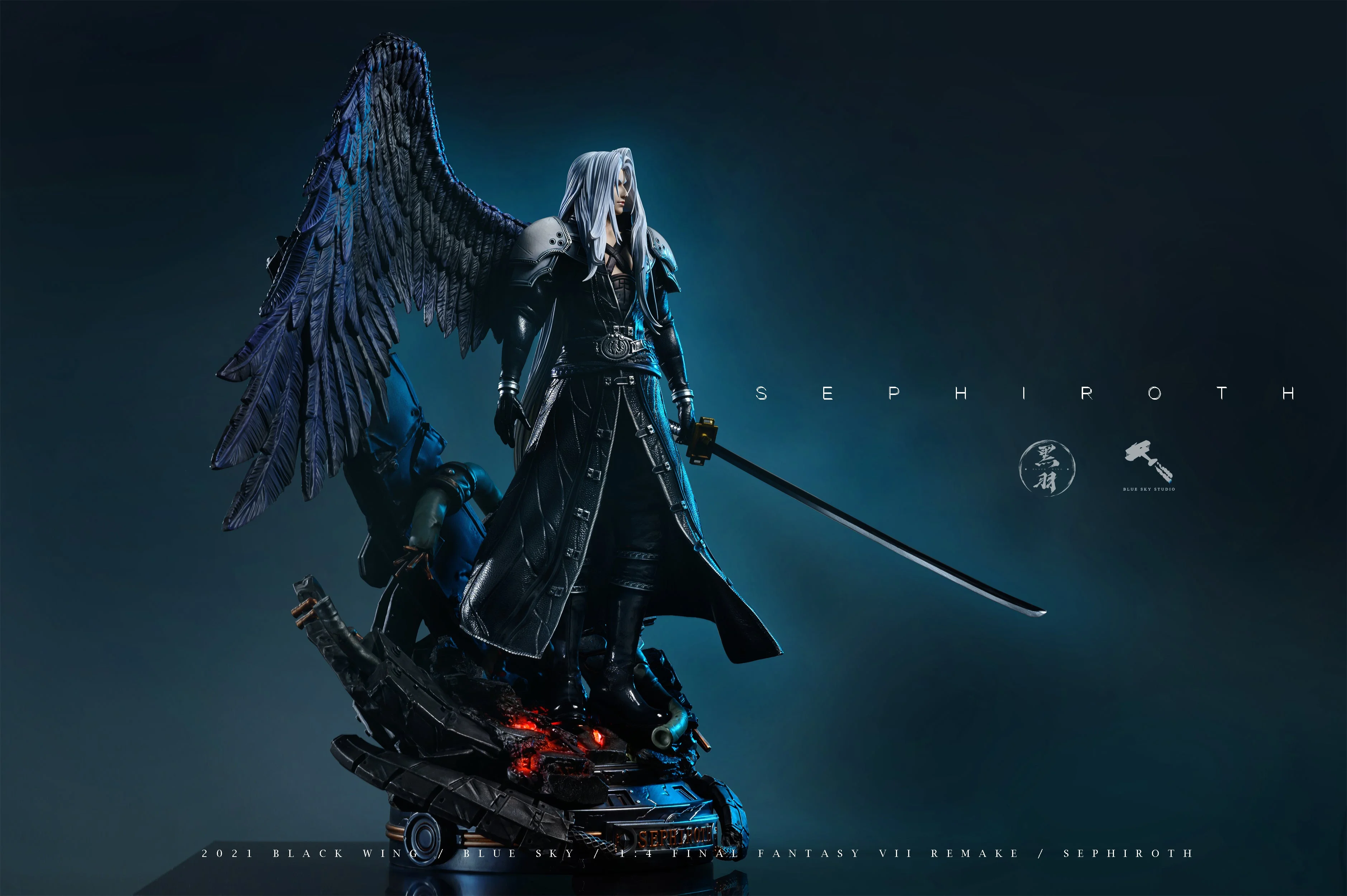 1/4 Scale Sephiroth with LED - (FF7) Final Fantasy VII Resin