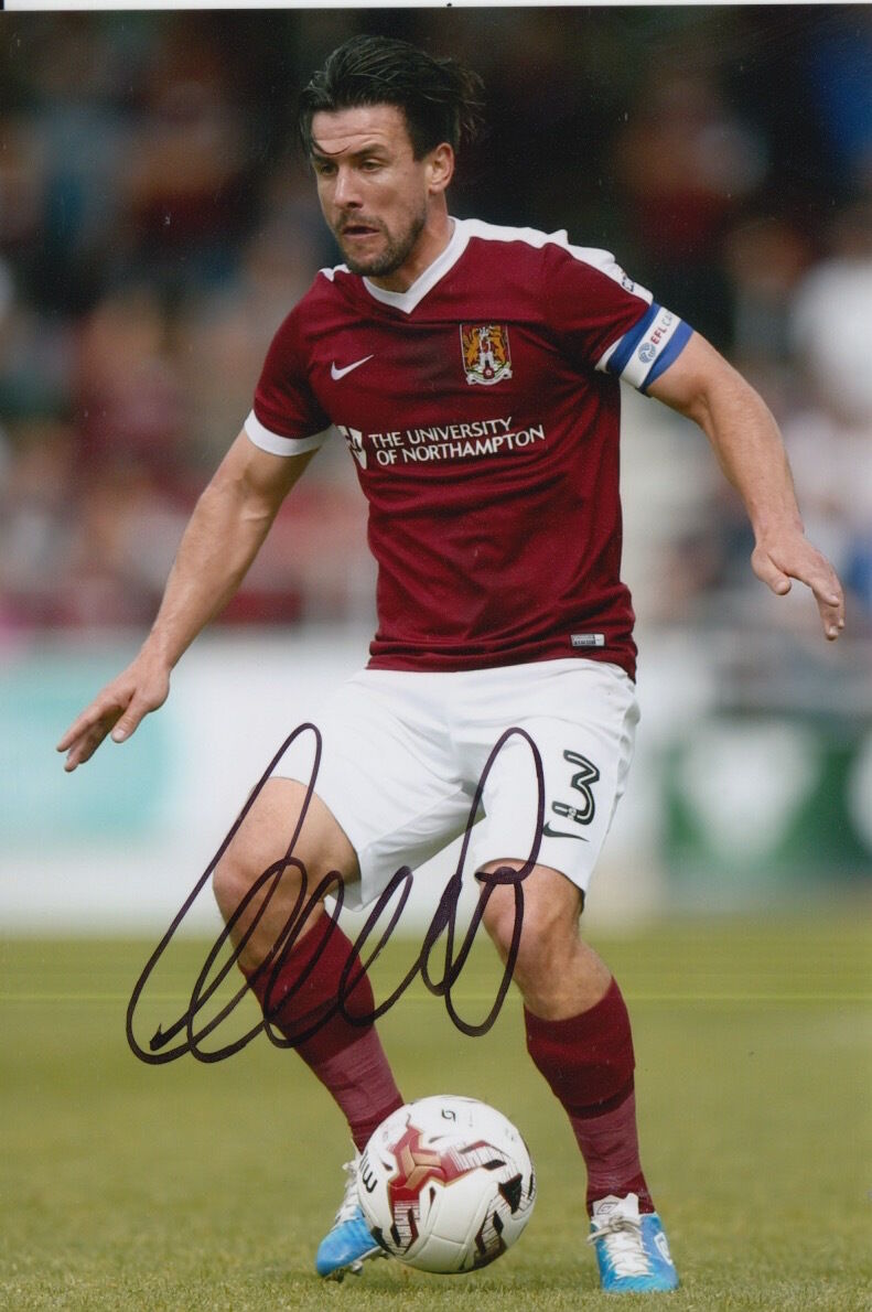 NORTHAMPTON TOWN HAND SIGNED DAVID BUCHANAN 6X4 Photo Poster painting 1.