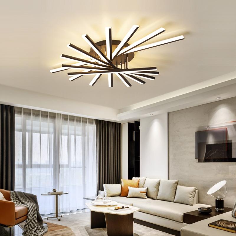 Modern Simple and Creative Black and White Rotating Living Room Lamp ...