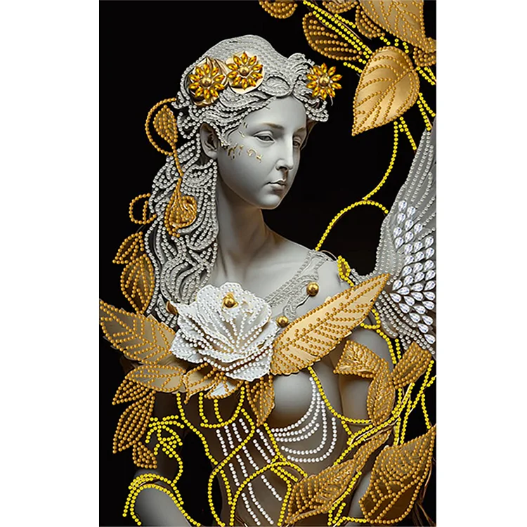 Partial Drills Special-shaped Drill Diamond Painting -European And American Classical-Mother Angel - 30*45cm