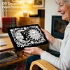 uk.everydayedeals DIY Pearl Painting With Frame - Handmade Self-Adhesive Pearls - Stars Moon(20*30cm)