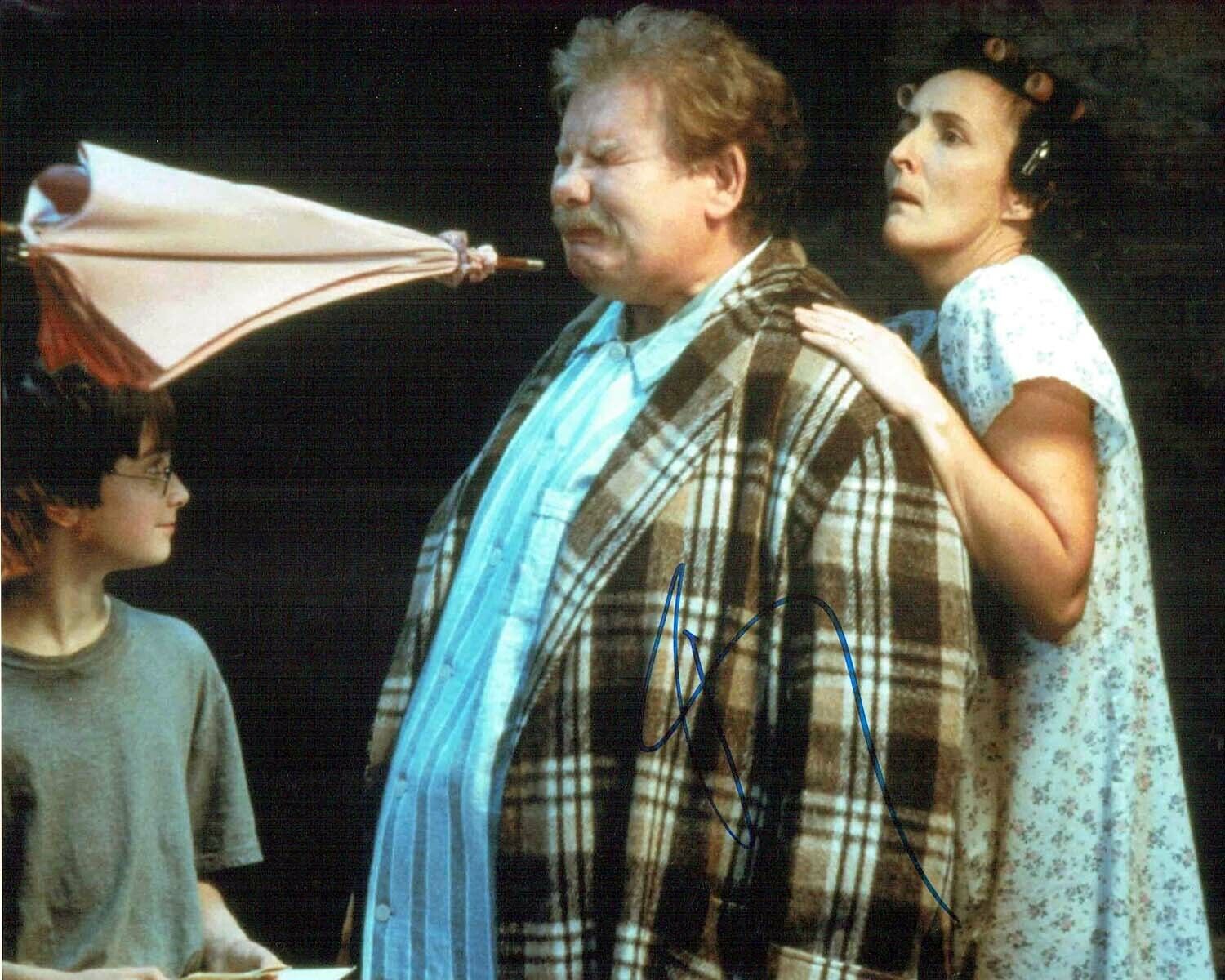 Fiona SHAW SIGNED Petunia DURSLEY Harry POTTER Photo Poster painting 2 10x8 AFTAL COA