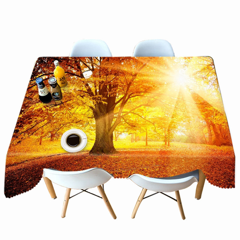 

Maple Leaf - 3D Tablecloth, 140*210cm, 501 Original