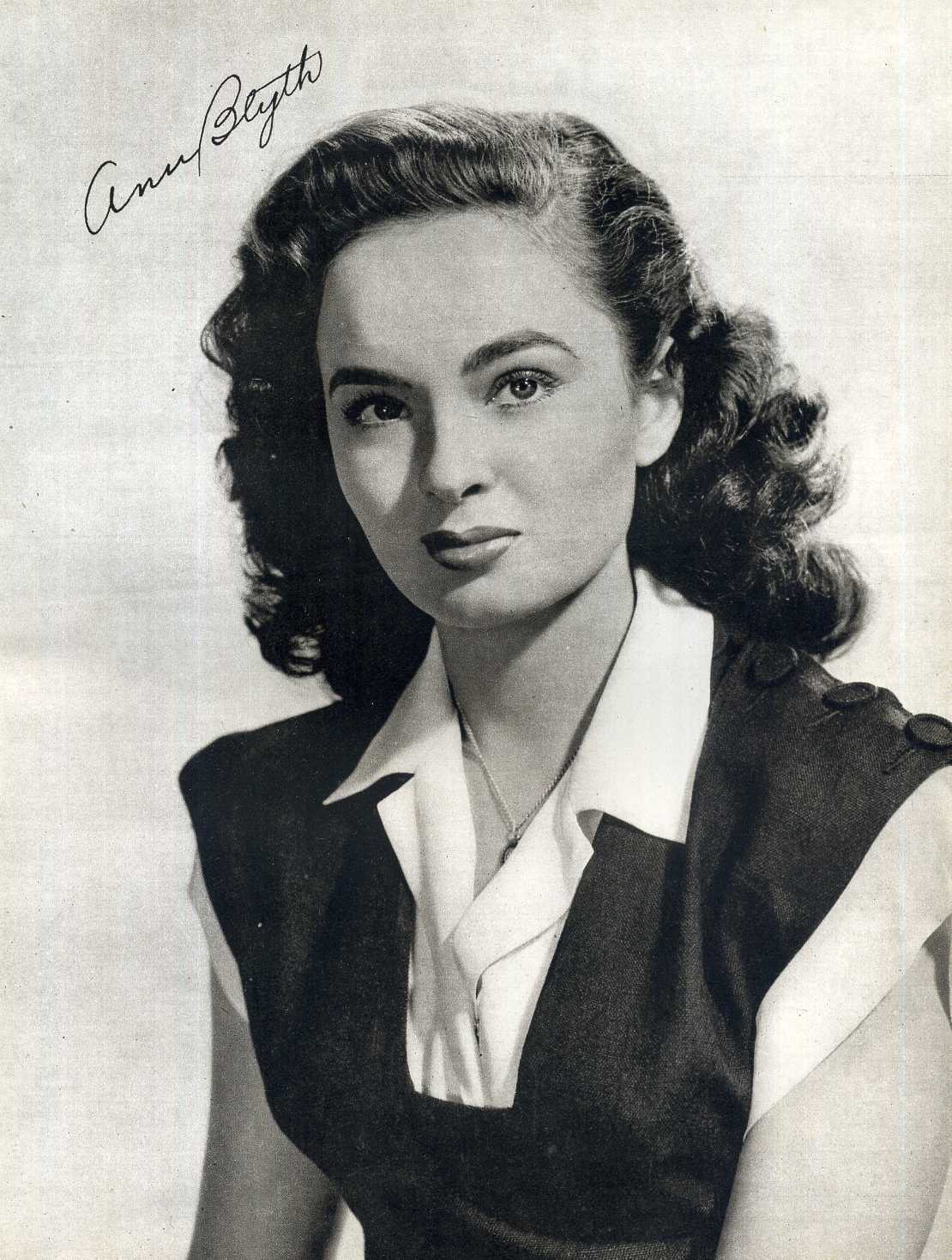 ANN BLYTH Signed Photo Poster paintinggraph - Film Star Actress - preprint