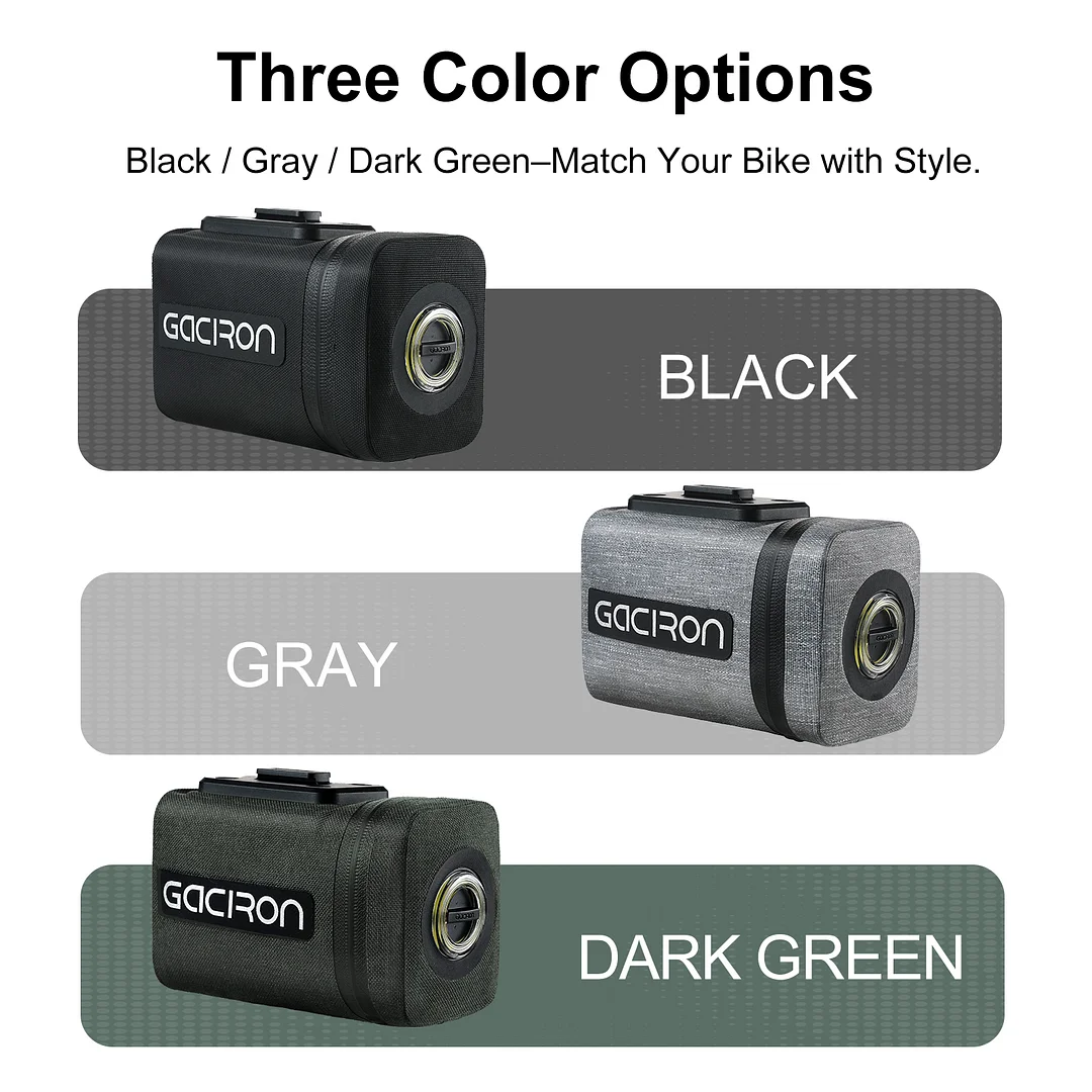 Gaciron CAT HOUSE 200 Handlebar Bag with Smart Warning Light