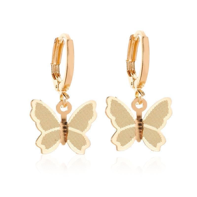 Sweet Frosted Butterfly Earrings Earrings
