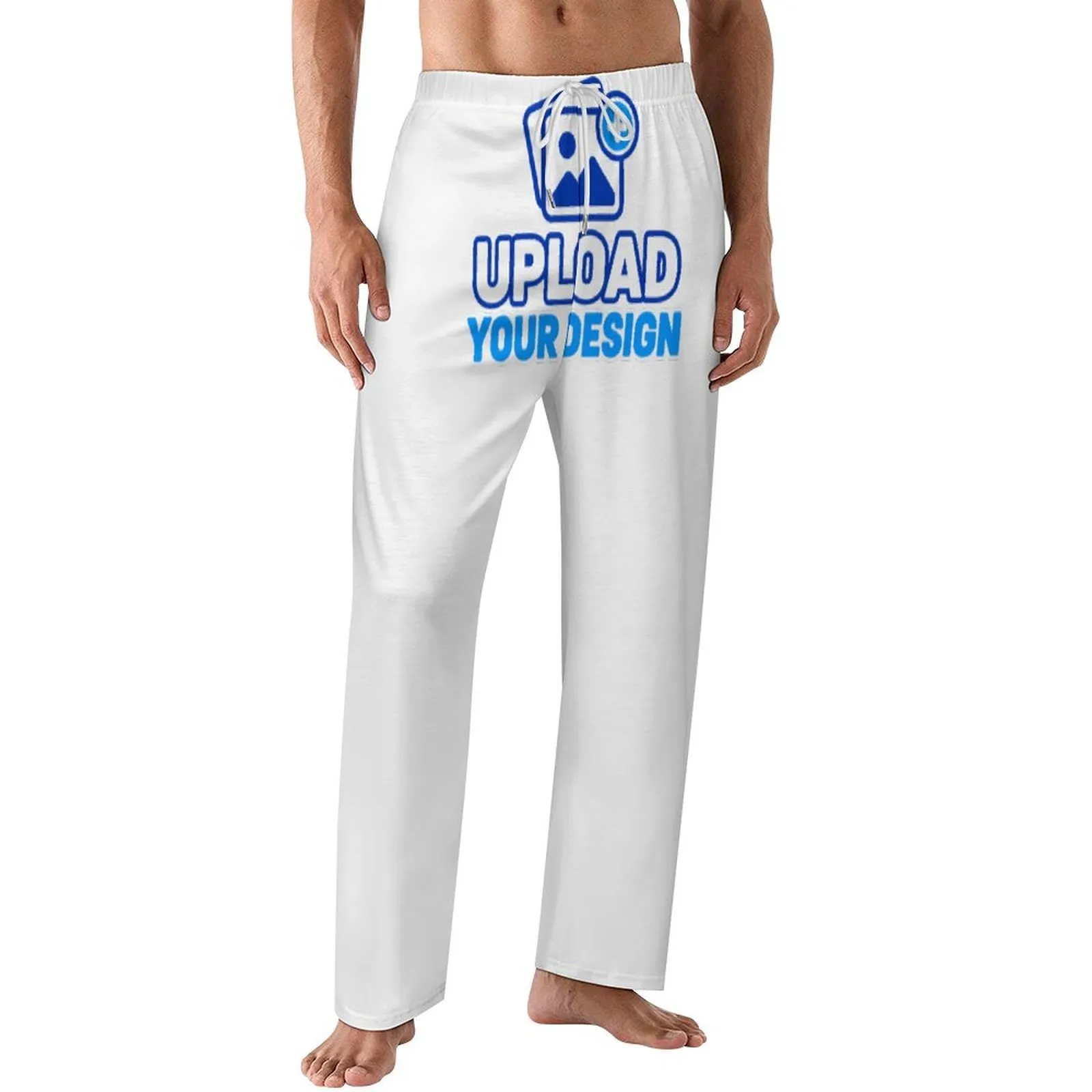 Relax Fit Men's Home Pajama Pants custom product view 8