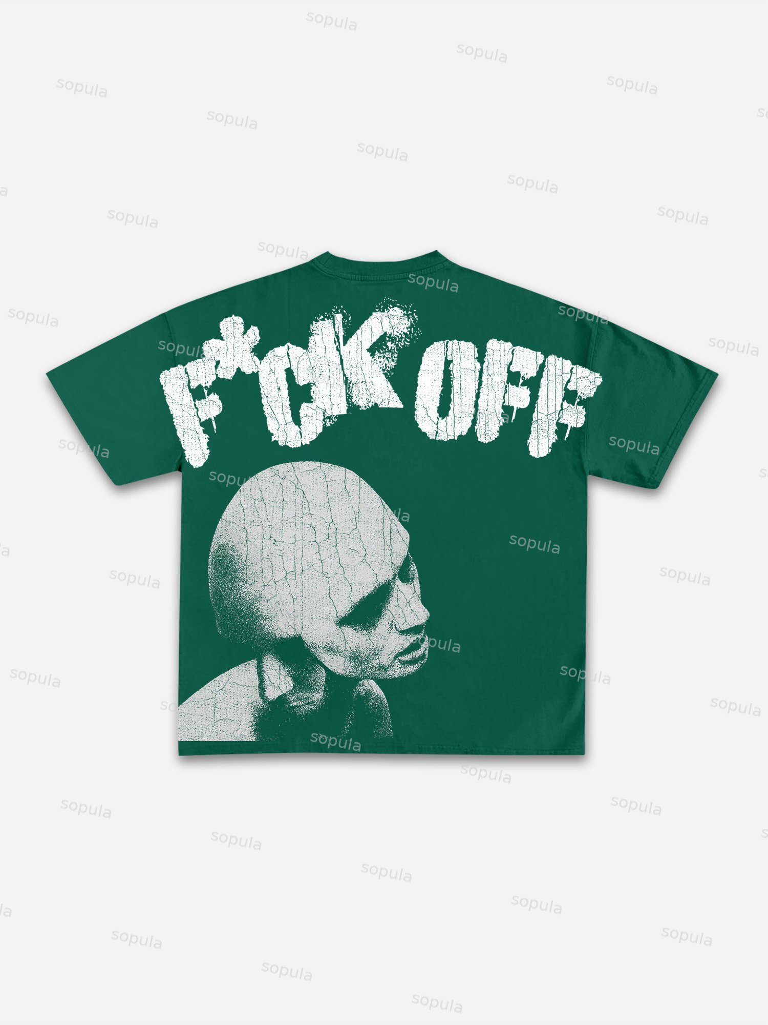 F*ck Off Portrait Graphic Cotton T-shirt - Sopula｜Premium Graphic Tees & Graphic Clothing