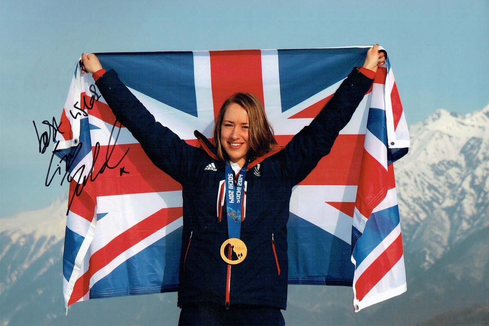 Elizabeth Lizzy YARNOLD Autograph Signed 12x8 Photo Poster painting AFTAL COA 2018 Gold Winner