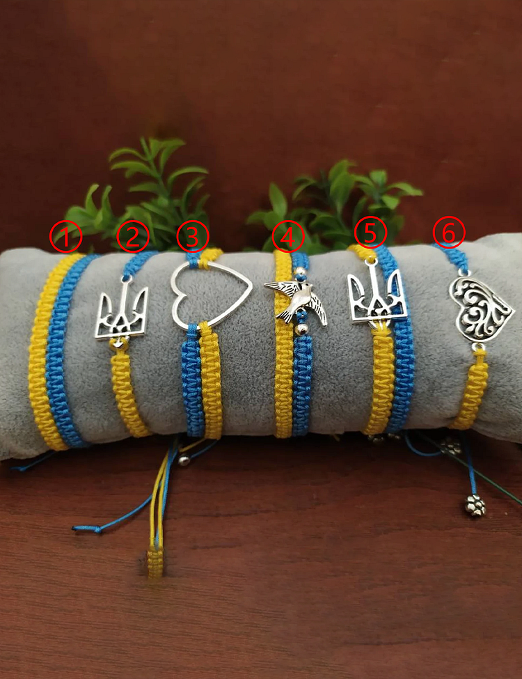 Friendship With Ukrainian Stand with Ukraine Bracelet