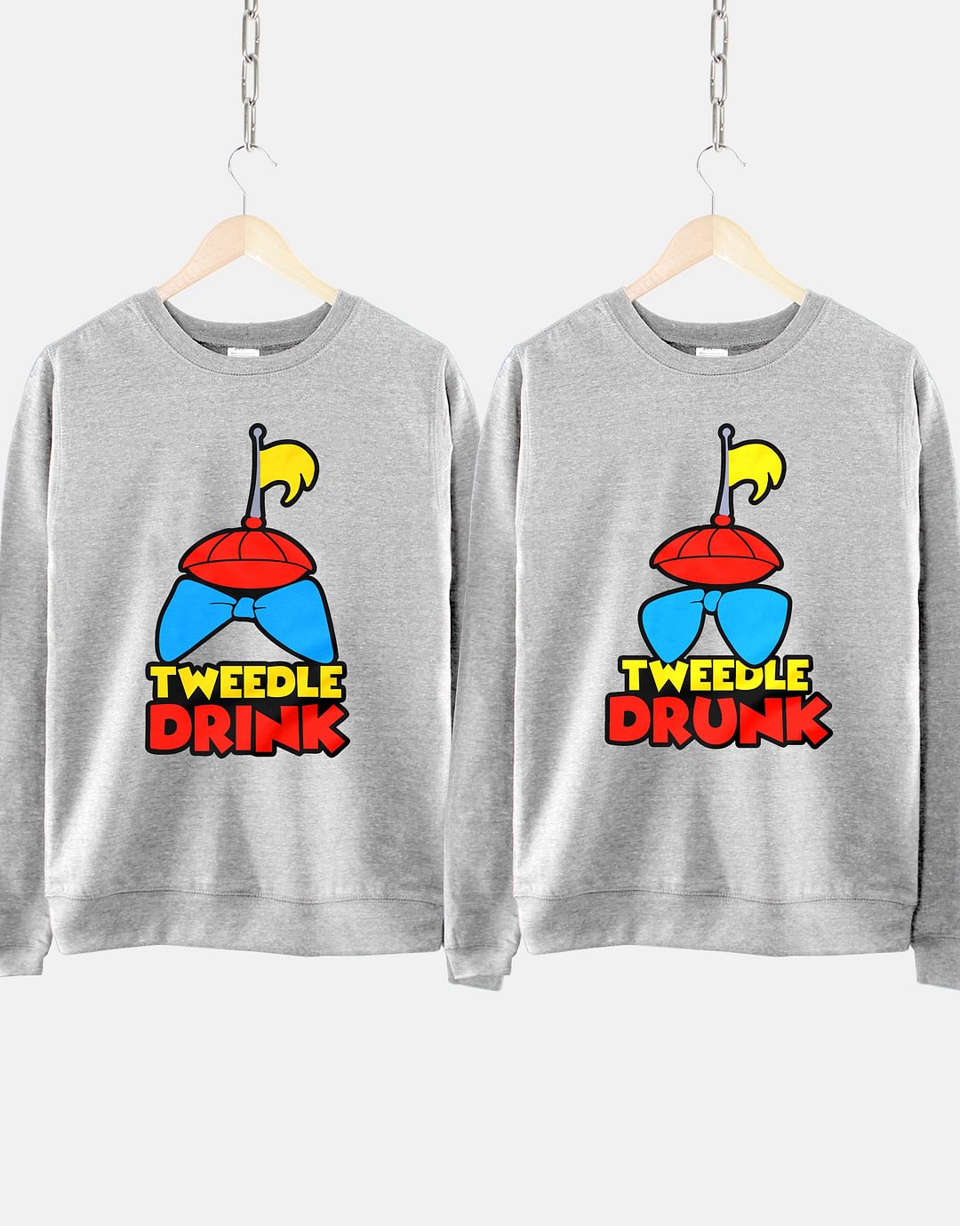 Tweedle Drink/Drunk Sweatshirt
