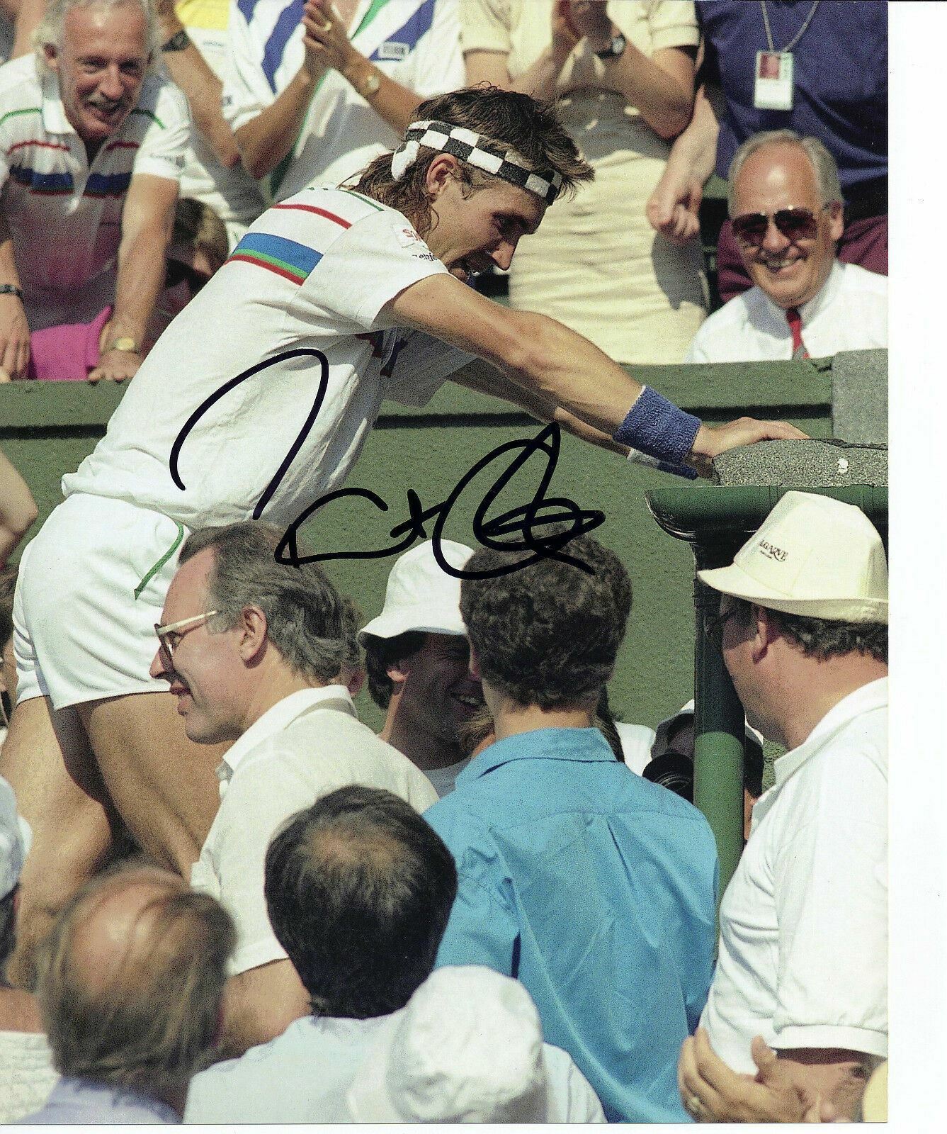 Pat Cash Genuine Hand Signed Autograph In Person 10x8 Photo Poster painting